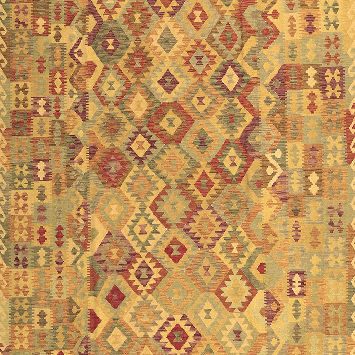 Machine Washable Southwestern Brown Country Rug, wshcon2213brn