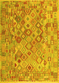 Southwestern Yellow Country Rug, con2213yw