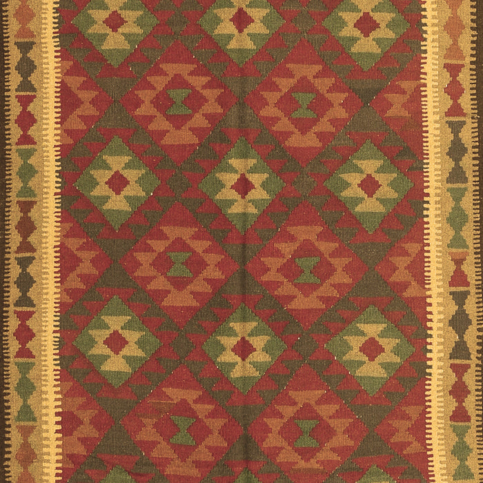 Oriental Brown Traditional Rug, con2214brn