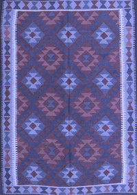 Oriental Blue Traditional Rug, con2214blu