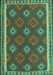 Oriental Turquoise Traditional Rug, con2214turq