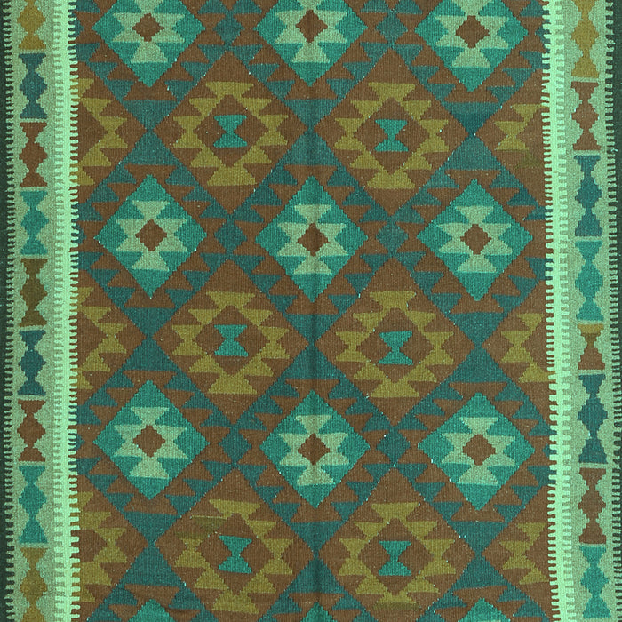 Oriental Turquoise Traditional Rug, con2214turq