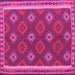 Square Oriental Pink Traditional Rug, con2214pnk