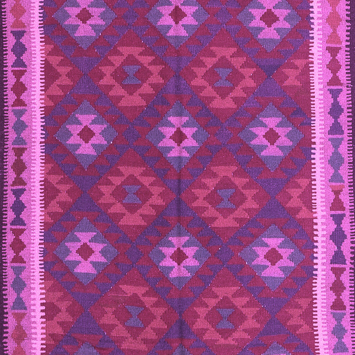 Machine Washable Oriental Purple Traditional Area Rugs, wshcon2214pur