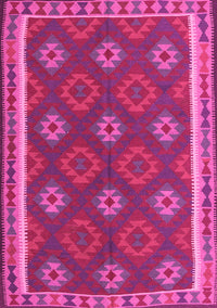 Oriental Pink Traditional Rug, con2214pnk