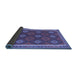 Sideview of Oriental Blue Traditional Rug, con2214blu