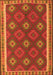 Serging Thickness of Machine Washable Oriental Orange Traditional Area Rugs, wshcon2214org