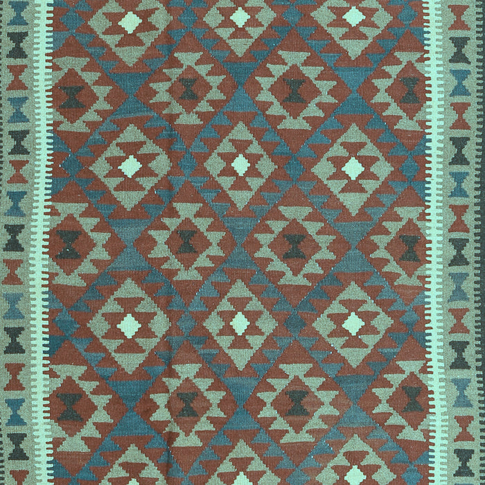 Oriental Light Blue Traditional Rug, con2215lblu