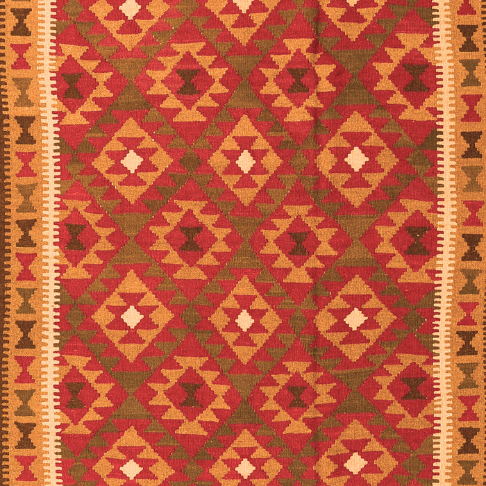 Oriental Orange Traditional Rug, con2215org