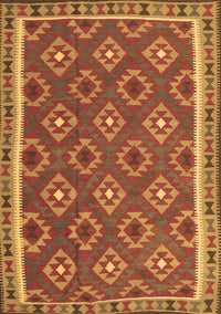 Oriental Brown Traditional Rug, con2215brn