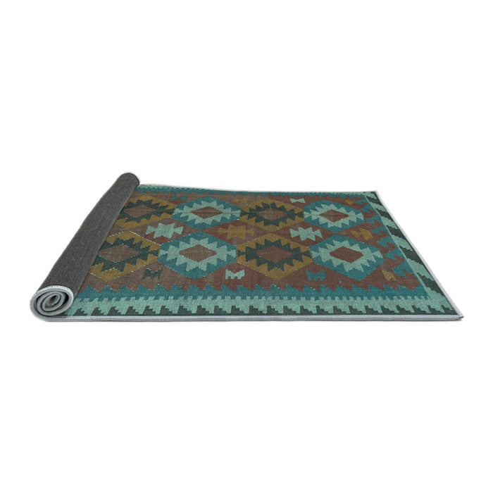 Sideview of Oriental Light Blue Traditional Rug, con2216lblu