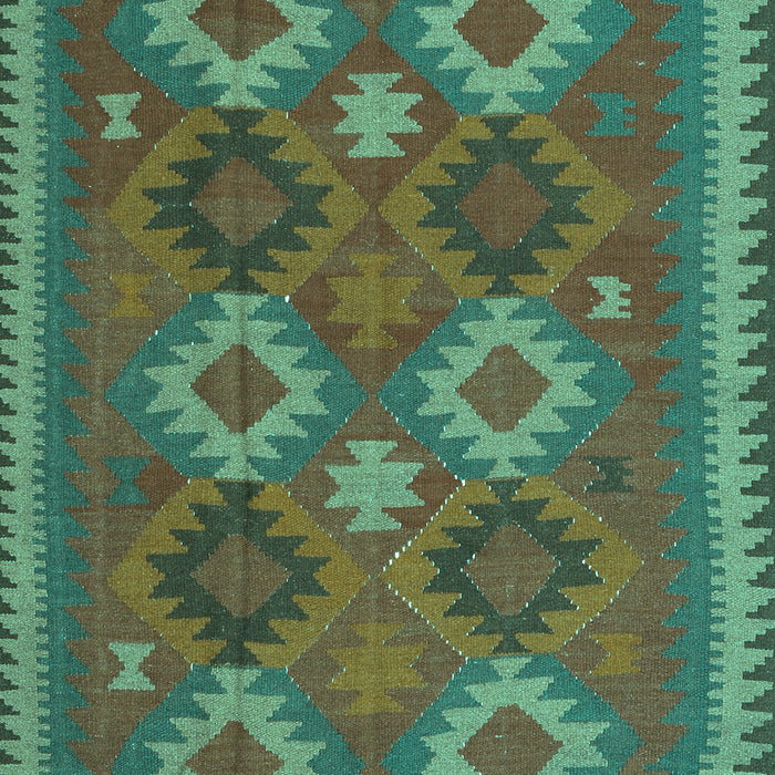 Oriental Turquoise Traditional Rug, con2216turq
