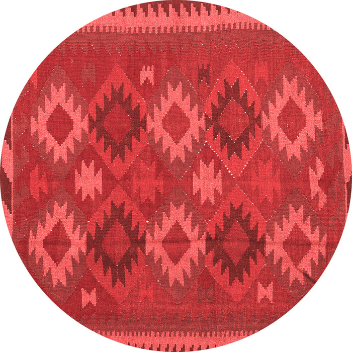Machine Washable Oriental Red Traditional Rug, wshcon2216red