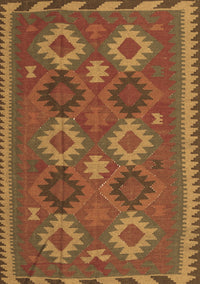 Oriental Brown Traditional Rug, con2216brn