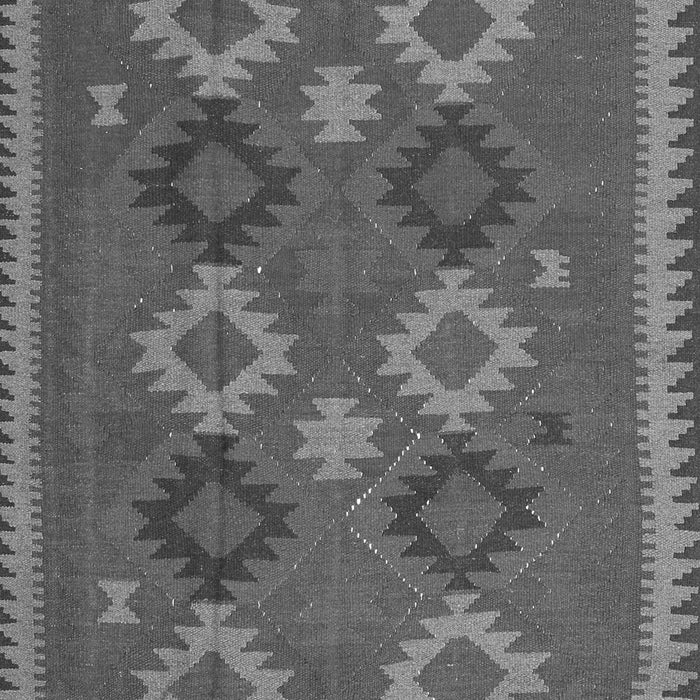 Serging Thickness of Machine Washable Oriental Gray Traditional Rug, wshcon2216gry