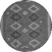 Machine Washable Oriental Gray Traditional Rug, wshcon2216gry