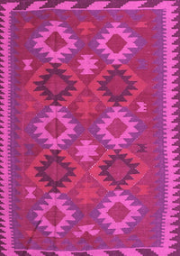 Oriental Pink Traditional Rug, con2216pnk