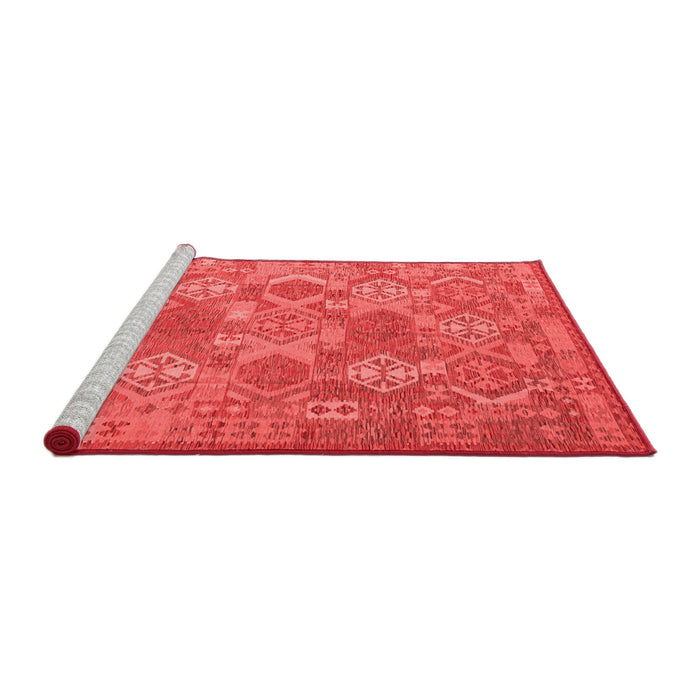 Country Red Washable Rugs