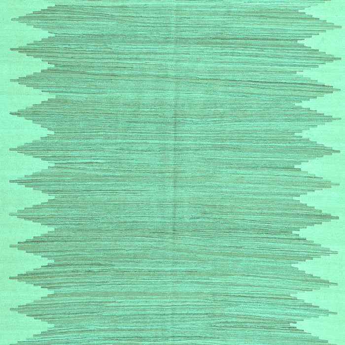 Machine Washable Solid Turquoise Modern Area Rugs, wshcon2218turq