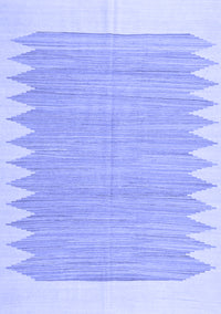 Solid Blue Modern Rug, con2218blu