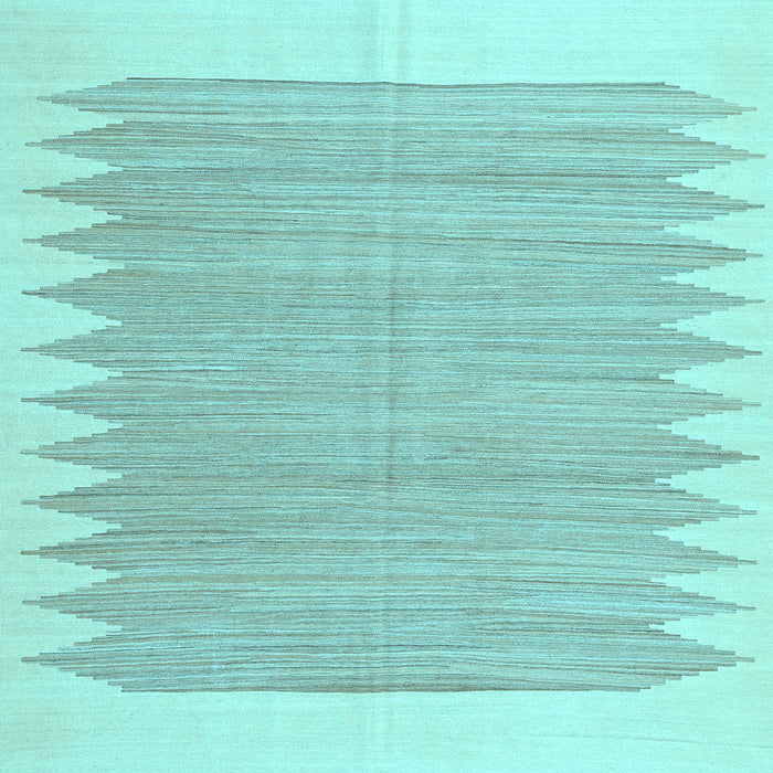 Square Solid Light Blue Modern Rug, con2218lblu