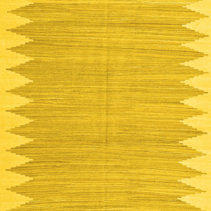 Solid Yellow Modern Rug, con2218yw