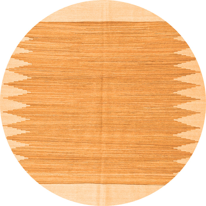Machine Washable Solid Orange Modern Area Rugs, wshcon2218org