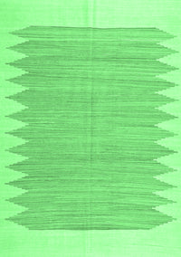 Solid Emerald Green Modern Rug, con2218emgrn