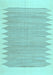 Solid Light Blue Modern Rug, con2218lblu