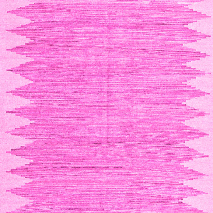 Machine Washable Solid Pink Modern Rug, wshcon2218pnk
