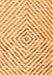 Abstract Orange Contemporary Rug, con2219org