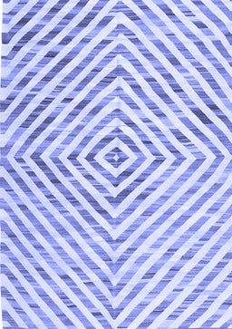 Abstract Blue Contemporary Rug, con2219blu