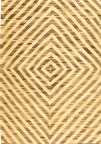 Abstract Brown Contemporary Rug, con2219brn