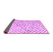 Sideview of Abstract Purple Contemporary Rug, con2219pur