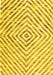 Machine Washable Abstract Yellow Contemporary Rug, wshcon2219yw