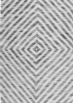 Abstract Gray Contemporary Rug, con2219gry