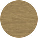 Round Abstract Brown Contemporary Rug, con221brn