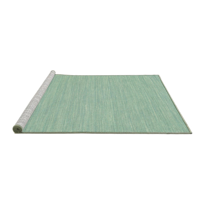 Serging Thickness of Machine Washable Contemporary Light Green Rug, wshcon222