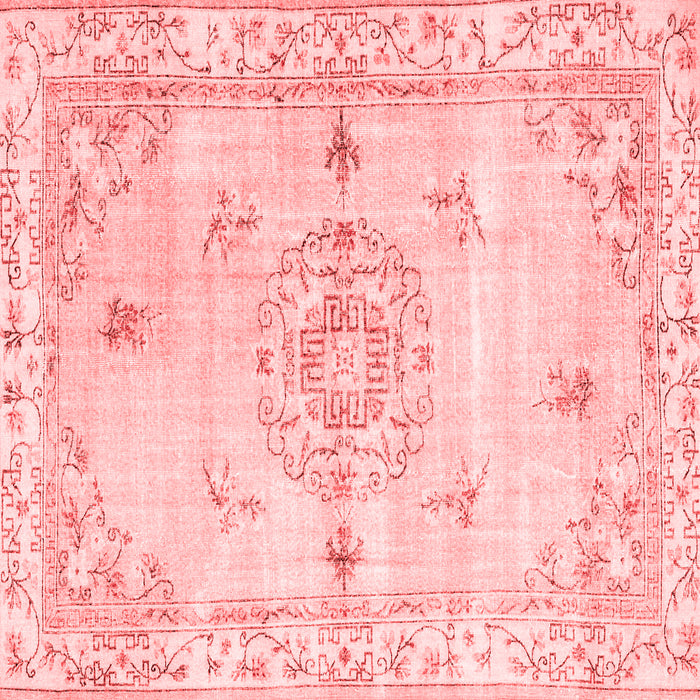 Machine Washable Abstract Red Contemporary Rug, wshcon2220red