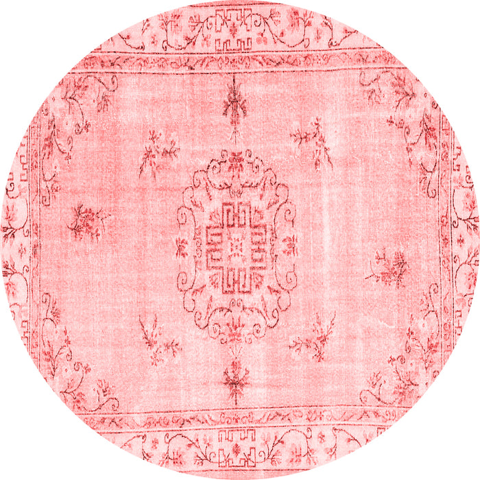 Machine Washable Abstract Red Contemporary Rug, wshcon2220red