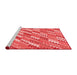 Country Red Washable Rugs