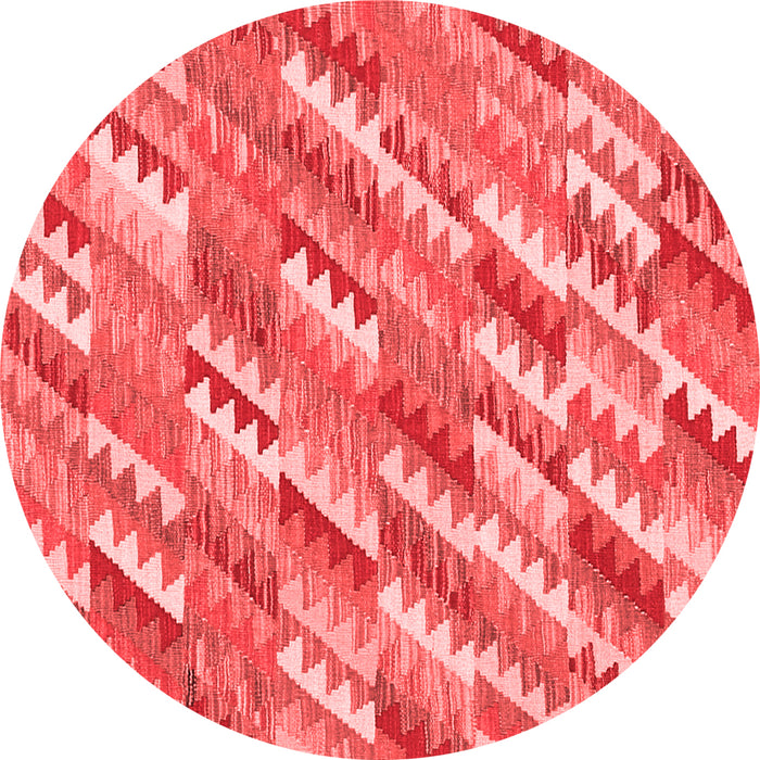 Machine Washable Southwestern Red Country Rug, wshcon2221red