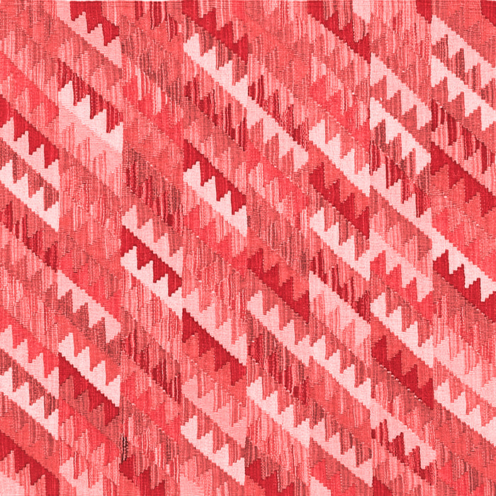 Machine Washable Southwestern Red Country Rug, wshcon2221red