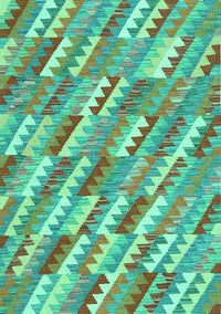 Southwestern Turquoise Country Rug, con2221turq