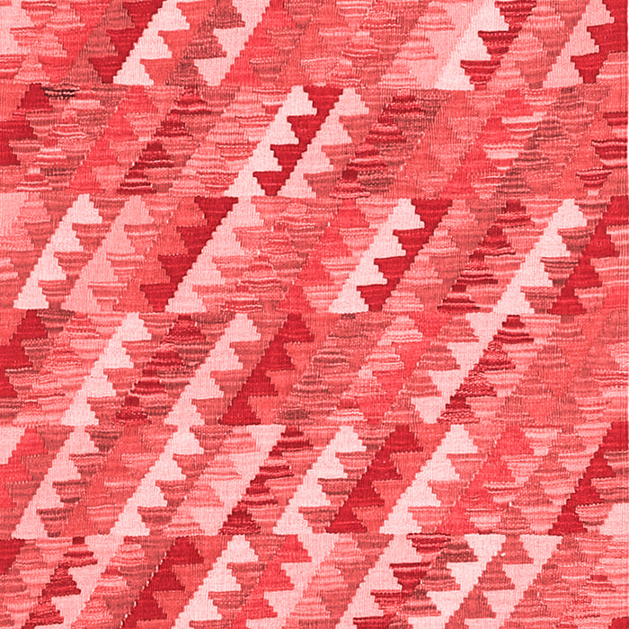 Machine Washable Southwestern Red Country Rug, wshcon2221red