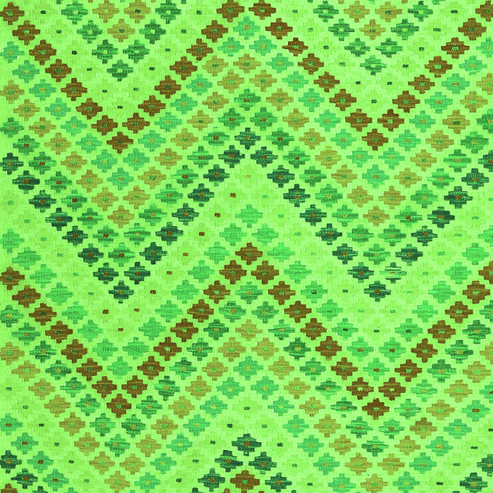 Abstract Green Contemporary Rug, con2222grn