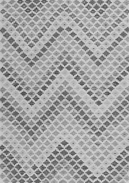 Abstract Gray Contemporary Rug, con2222gry