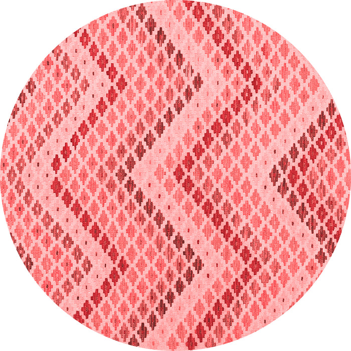 Abstract Red Contemporary Rug, con2222red