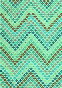 Abstract Turquoise Contemporary Rug, con2222turq