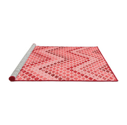 Contemporary Red Washable Rugs